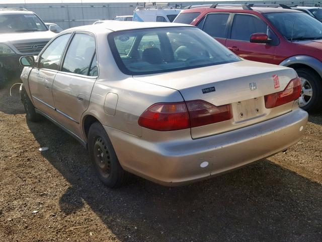 1HGCG5649YA008704 - 2000 HONDA ACCORD LX GRAY photo 3