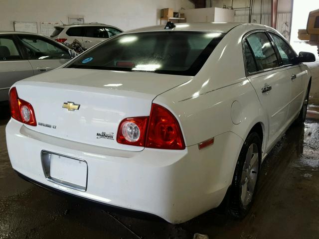 1G1ZC5E08CF261553 - 2012 CHEVROLET MALIBU 1LT WHITE photo 4