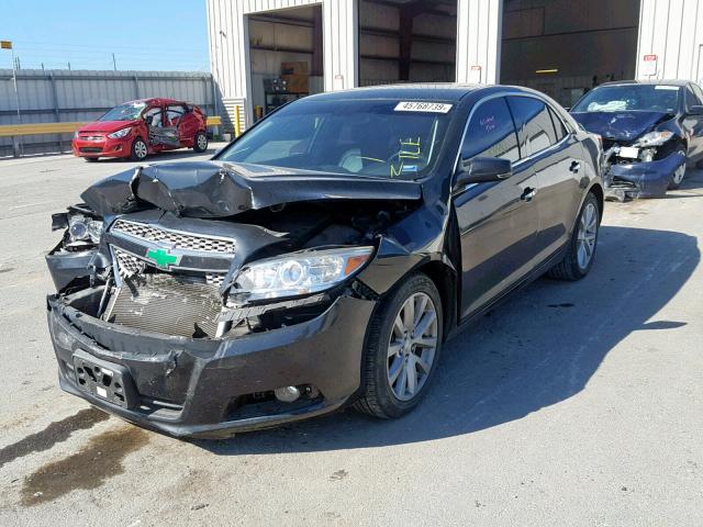 1G11H5SA4DF226084 - 2013 CHEVROLET MALIBU LTZ შავი ფოტო 2