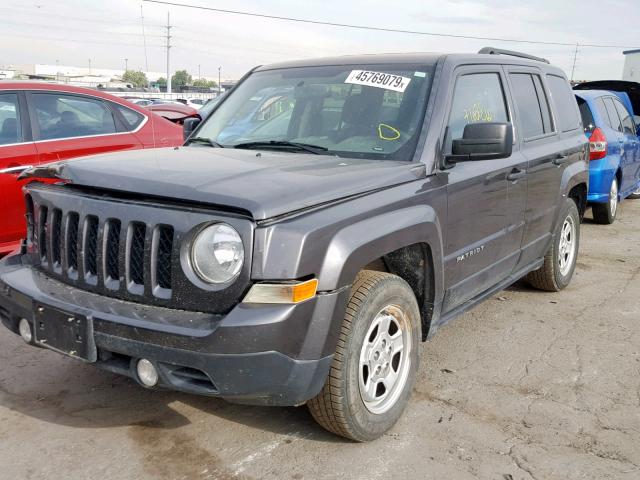 1C4NJPBA3GD561264 - 2016 JEEP PATRIOT SP GRAY photo 2