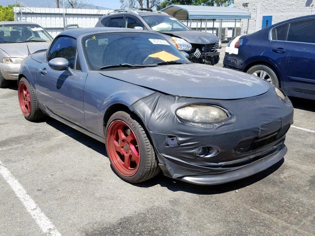 JM1NC26F680142465 - 2008 MAZDA MX-5 MIATA GRAY photo 1