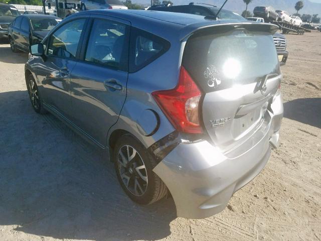 3N1CE2CP5FL441382 - 2015 NISSAN VERSA NOTE GRAY photo 3