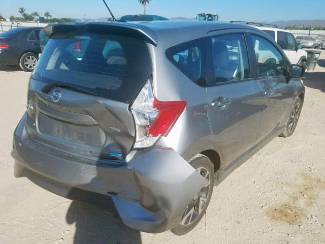 3N1CE2CP5FL441382 - 2015 NISSAN VERSA NOTE GRAY photo 4