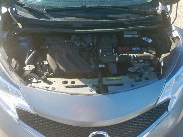 3N1CE2CP5FL441382 - 2015 NISSAN VERSA NOTE GRAY photo 7