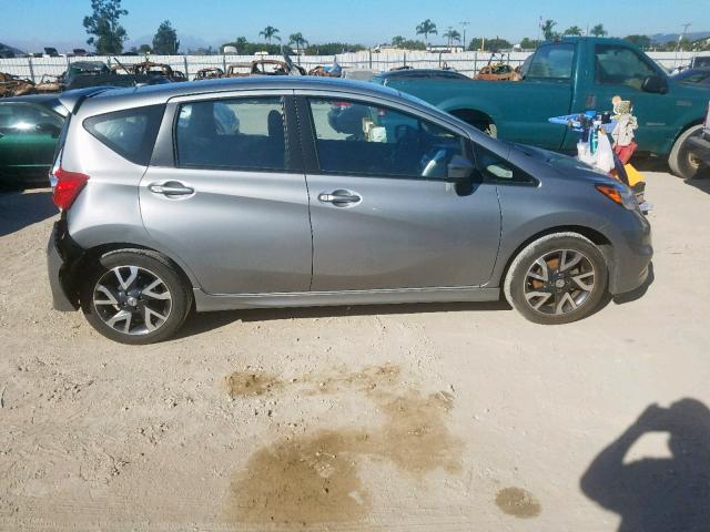 3N1CE2CP5FL441382 - 2015 NISSAN VERSA NOTE GRAY photo 9