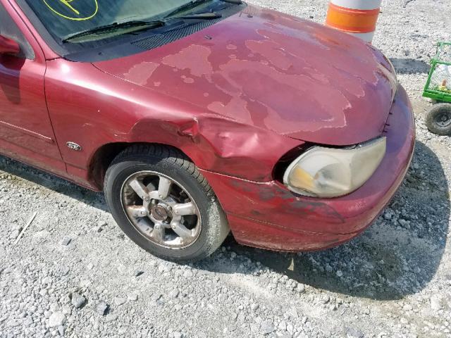 1FAFP6635XK146084 - 1999 FORD CONTOUR SE RED photo 10