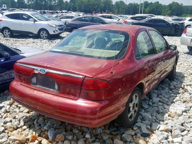 1FAFP6635XK146084 - 1999 FORD CONTOUR SE RED photo 4