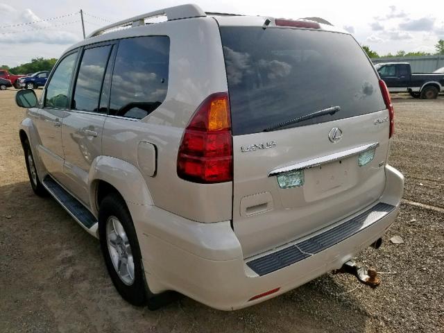 JTJBT20X930001593 - 2003 LEXUS GX 470 BEIGE photo 3