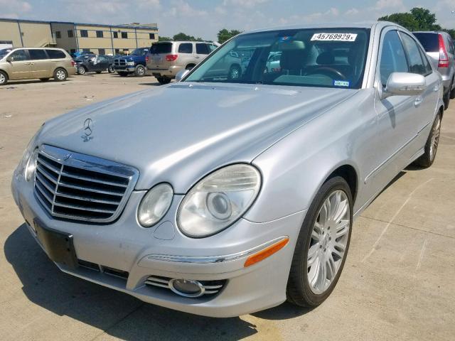 WDBUF72X77B031374 - 2007 MERCEDES-BENZ E 550 SILVER photo 2