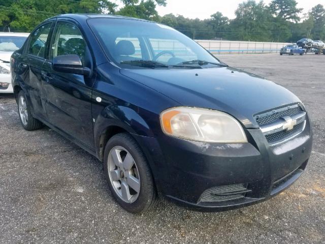 KL1TD56628B072741 - 2008 CHEVROLET AVEO BASE Қара фото 1