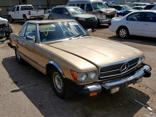 WDBBA45A8BB006049 - 1981 MERCEDES-BENZ 380 SL GOLD photo 1