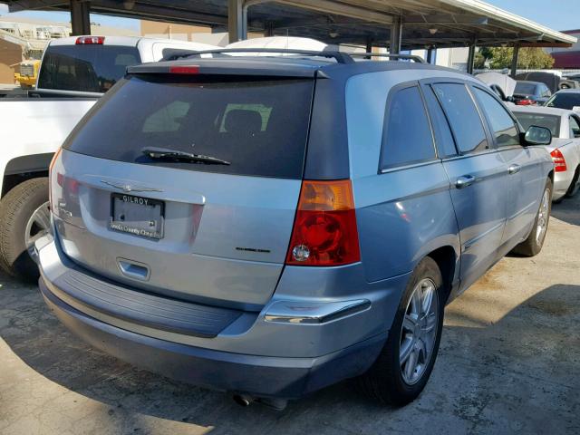 2C8GF68425R655280 - 2005 CHRYSLER PACIFICA T BLUE photo 4