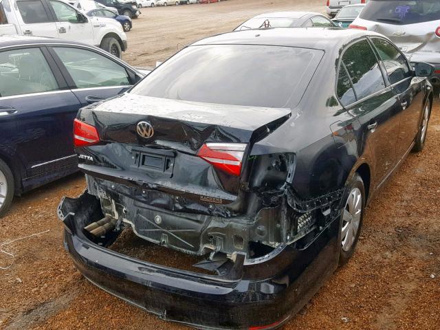 3VW2K7AJ3FM293172 - 2015 VOLKSWAGEN JETTA BASE 黑色 照片 4