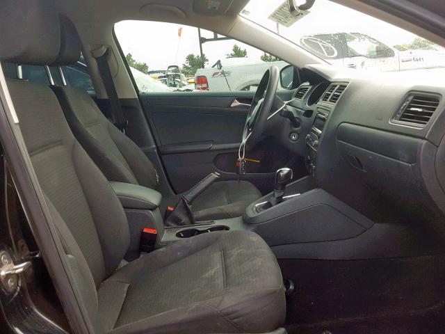 3VW2K7AJ3FM293172 - 2015 VOLKSWAGEN JETTA BASE 黑色 照片 5