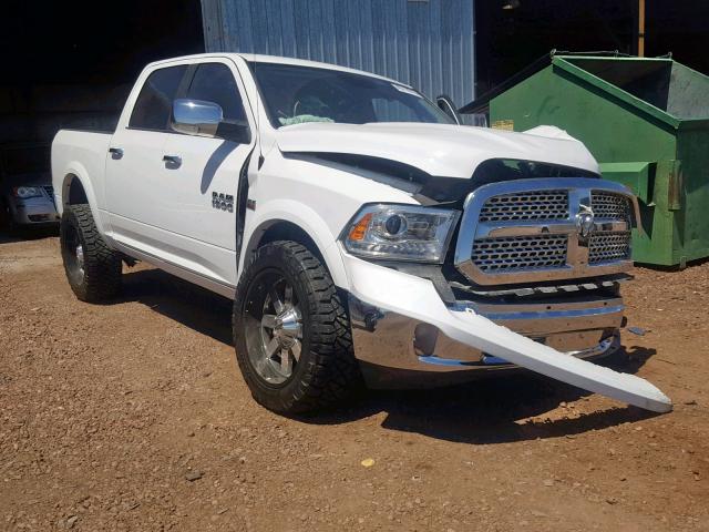 1C6RR7NT0HS705221 - 2017 RAM 1500 LARAM WHITE photo 1