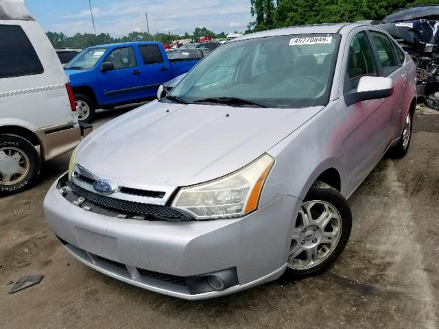 1FAHP36N79W140596 - 2009 FORD FOCUS SES SILVER photo 2