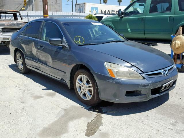 JHMCM56706C004137 - 2006 HONDA ACCORD EX GRAY photo 1