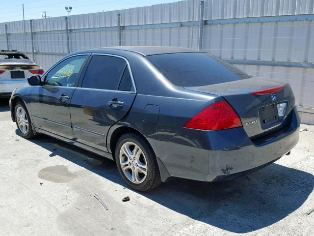 JHMCM56706C004137 - 2006 HONDA ACCORD EX GRAY photo 3