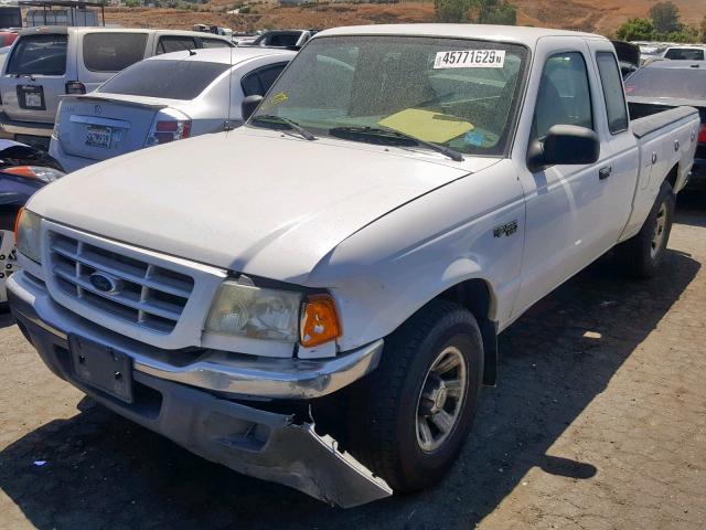 1FTYR14V73PA35389 - 2003 FORD RANGER SUP WHITE photo 2