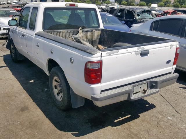 1FTYR14V73PA35389 - 2003 FORD RANGER SUP WHITE photo 3