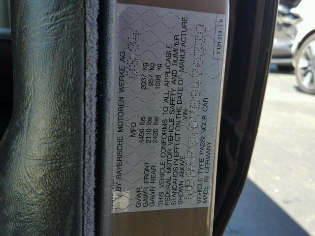 WBAFF8407E9476330 - 1984 BMW 733 I AUTO BROWN photo 10