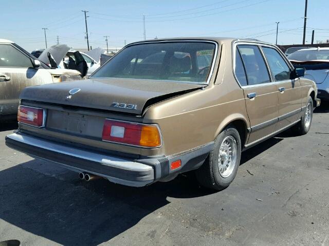 WBAFF8407E9476330 - 1984 BMW 733 I AUTO BROWN photo 4