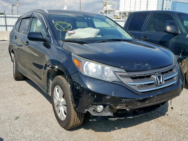 5J6RM4H79EL001023 - 2014 HONDA CR-V EXL BLACK photo 1