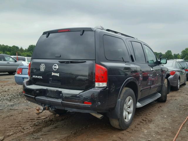 5N1AA0NC3BN601473 - 2011 NISSAN ARMADA SV BLACK photo 4