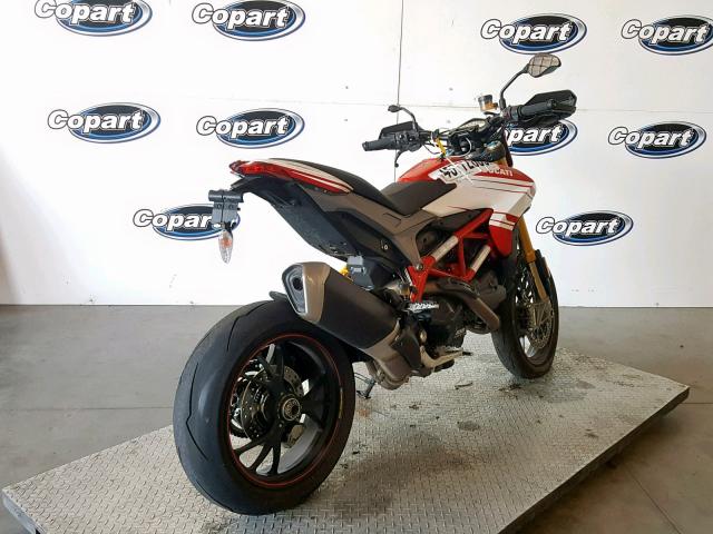 ZDM1YBJS3JB013621 - 2018 DUCATI HYPERMOTAR RED photo 4