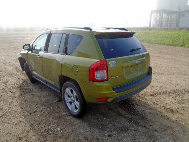 1C4NJDAB2CD554681 - 2012 JEEP COMPASS GREEN photo 3