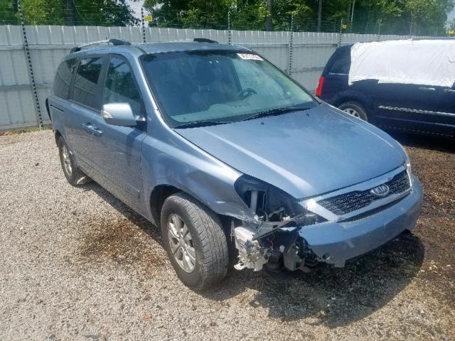 KNDMG4C75C6503859 - 2012 KIA SEDONA LX BLUE photo 1