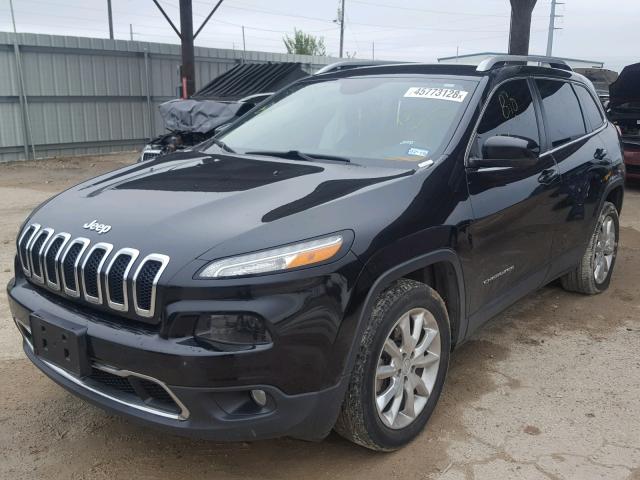 1C4PJLDBXFW506255 - 2015 JEEP CHEROKEE L BLACK photo 2