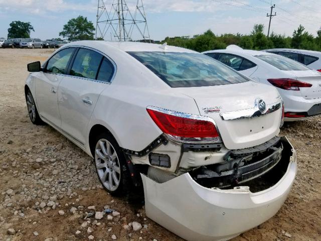 1G4GE5GV2AF176685 - 2010 BUICK LACROSSE C WHITE photo 3