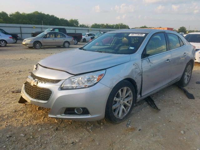 1G11H5SL1EF225896 - 2014 CHEVROLET MALIBU LTZ 银色 照片 2