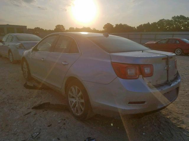 1G11H5SL1EF225896 - 2014 CHEVROLET MALIBU LTZ 银色 照片 3