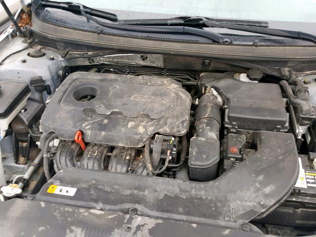 5NPE34AF6FH238289 - 2015 HYUNDAI SONATA SPO GRAY photo 7