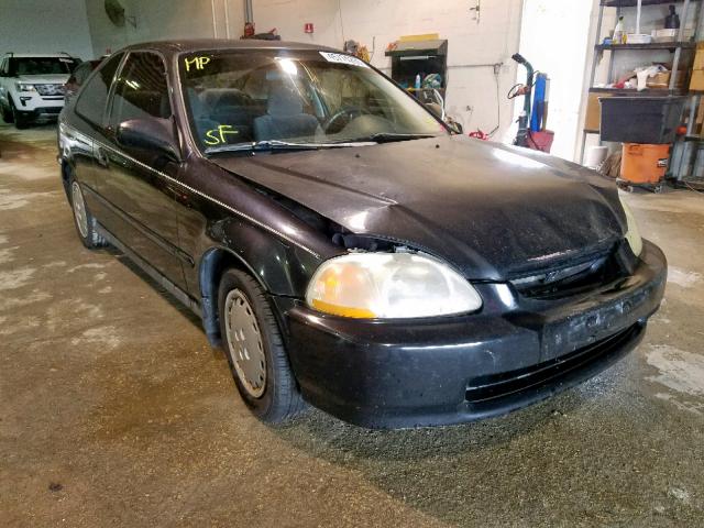 1HGEJ6227VL074298 - 1997 HONDA CIVIC DX BLACK photo 1