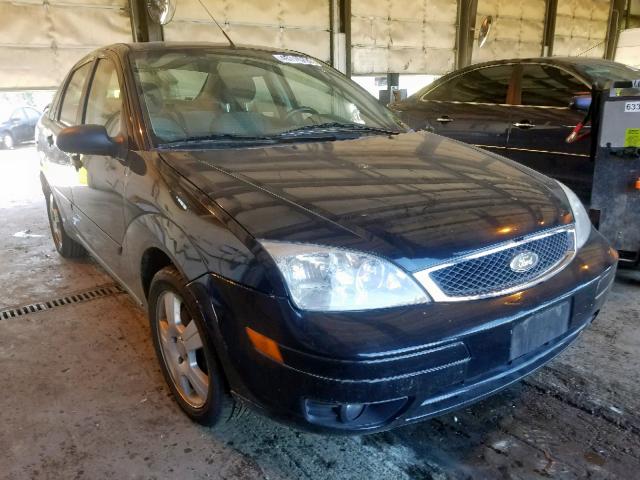 1FAFP34N35W184101 - 2005 FORD FOCUS ZX4 BLACK photo 1