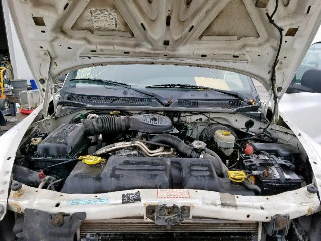 1B7HG2AZ4YS724376 - 2000 DODGE DAKOTA QUA WHITE photo 7