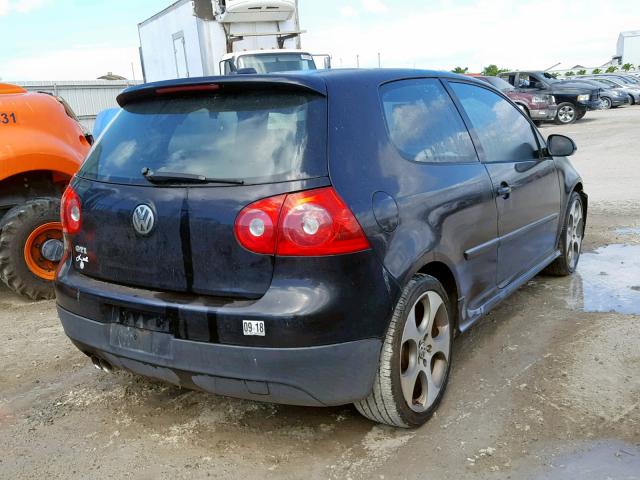 WVWFV71K26W133174 - 2006 VOLKSWAGEN NEW GTI BLACK photo 4