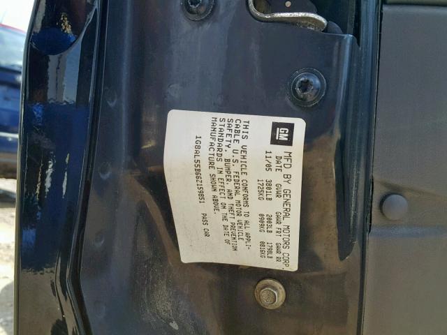 1G8AL55B66Z159851 - 2006 SATURN ION LEVEL BLACK photo 10