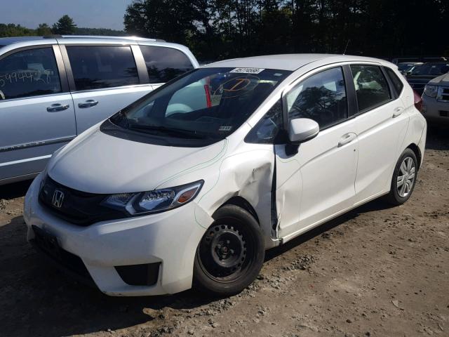 JHMGK5H55GX032285 - 2016 HONDA FIT LX WHITE photo 2