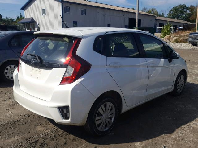 JHMGK5H55GX032285 - 2016 HONDA FIT LX WHITE photo 4