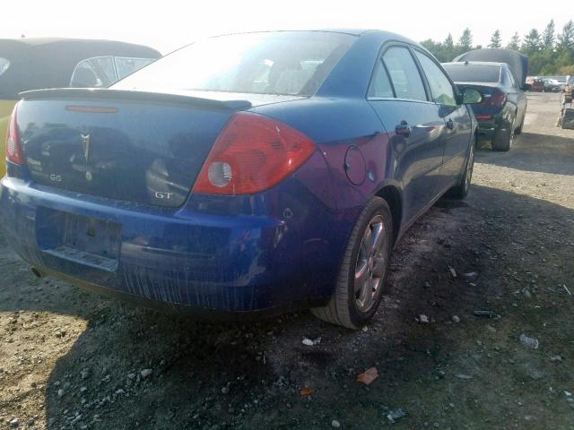 1G2ZH528454132800 - 2005 PONTIAC G6 GT BLUE photo 4