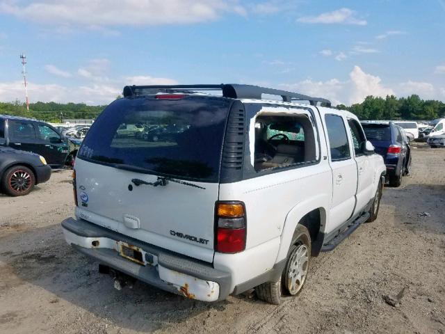 3GNFK16Z24G111495 - 2004 CHEVROLET SUBURBAN K WHITE photo 4