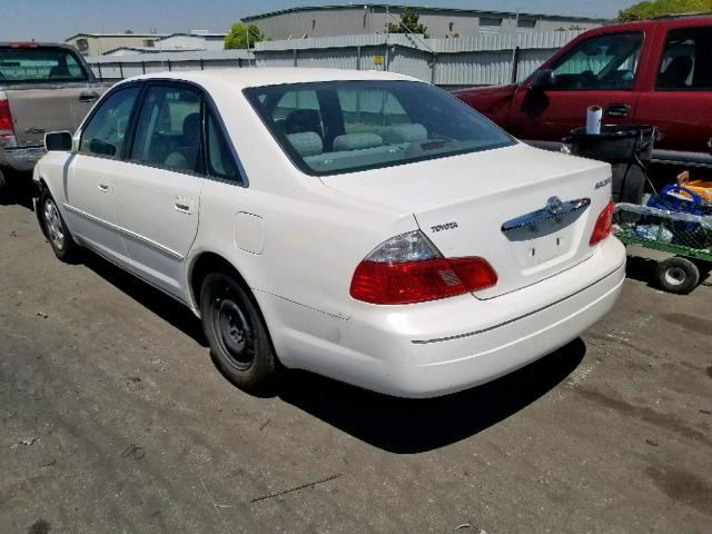 4T1BF28B53U268432 - 2003 TOYOTA AVALON XL WHITE photo 3