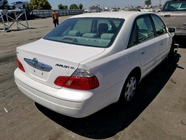 4T1BF28B53U268432 - 2003 TOYOTA AVALON XL WHITE photo 4