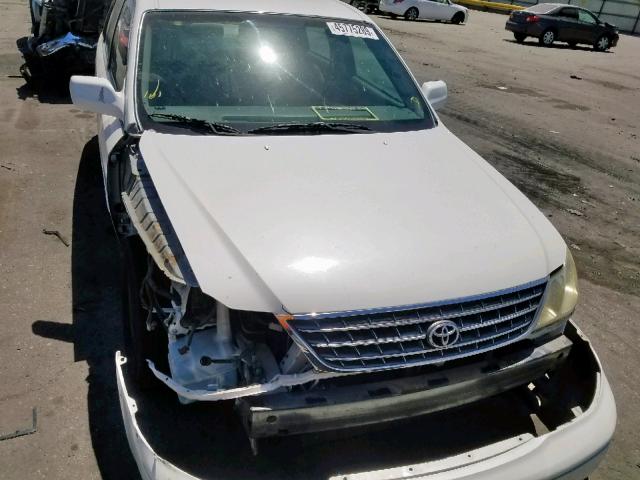 4T1BF28B53U268432 - 2003 TOYOTA AVALON XL WHITE photo 9