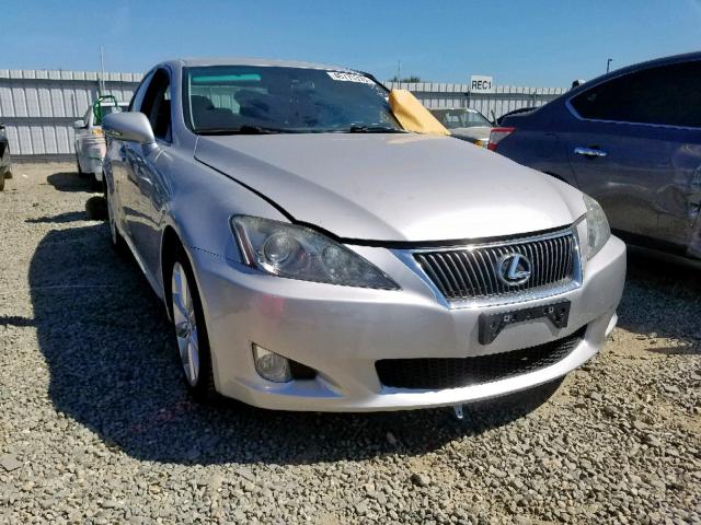 JTHBK262695105857 - 2009 LEXUS IS 250 SILVER photo 1