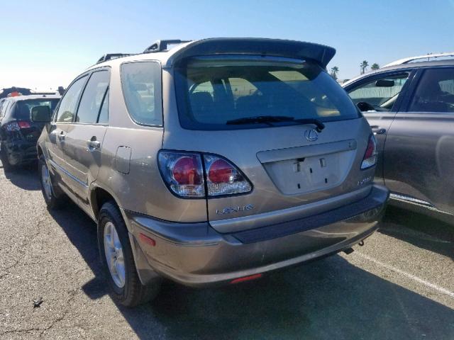 JTJGF10U430159630 - 2003 LEXUS RX 300 GOLD photo 3